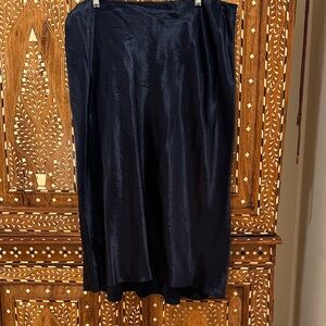 Vince Midnight Blue A-Line Skirt